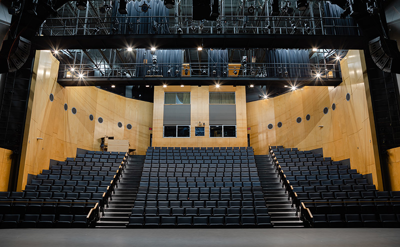 Inside the BlueShore Theatre