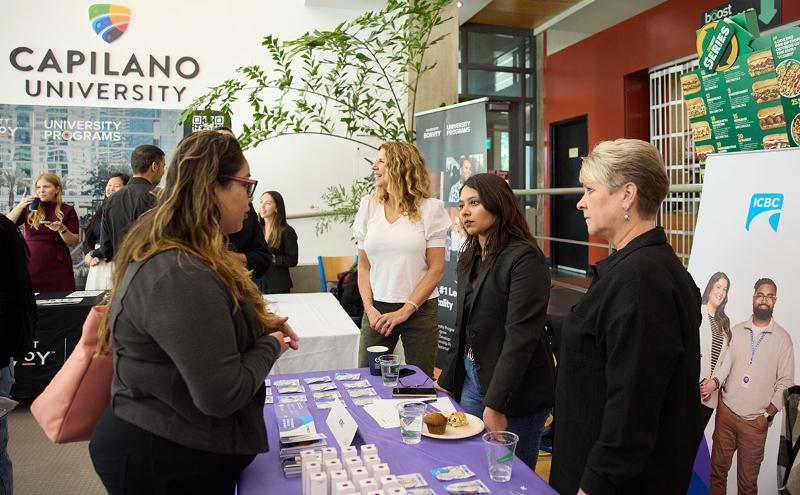 Employer booth at CDC event