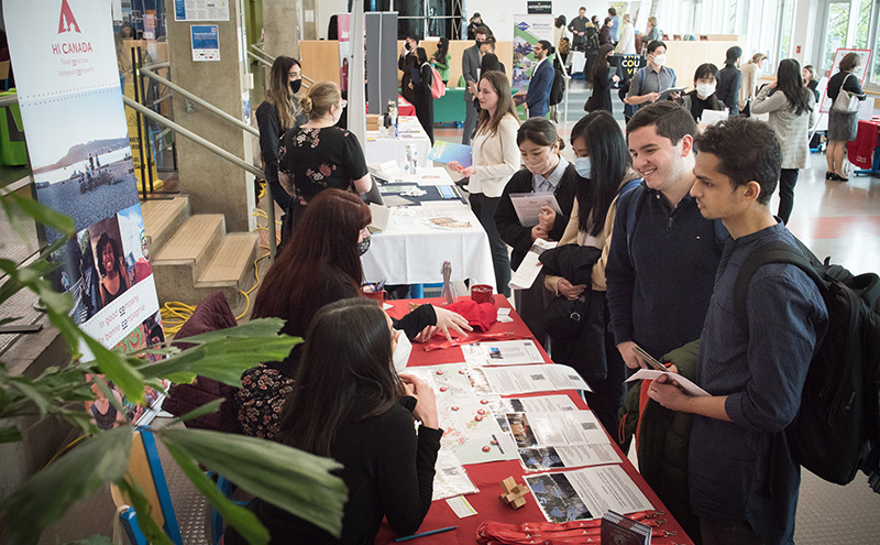 Capilano University Tourism Hiring Fair in the Birch Building