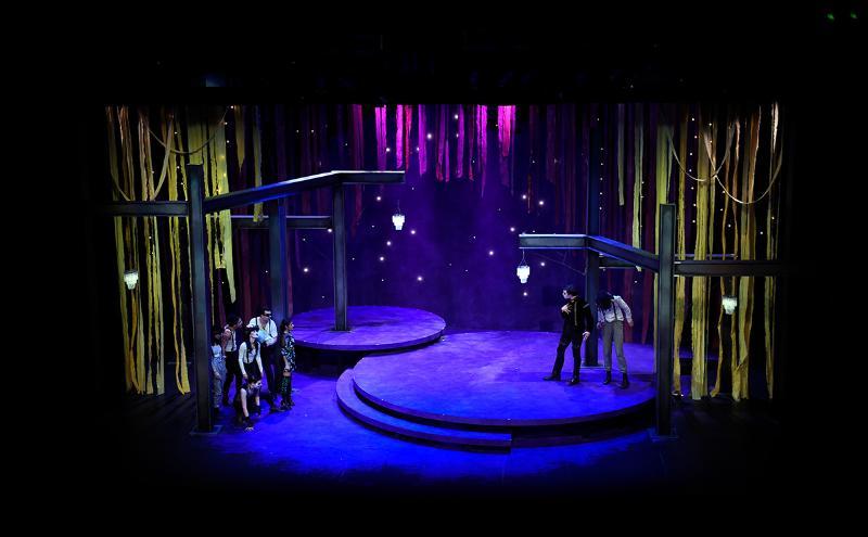 A Midsummer Night's Dream performance on stage at the CapU Centre for Performing Arts.