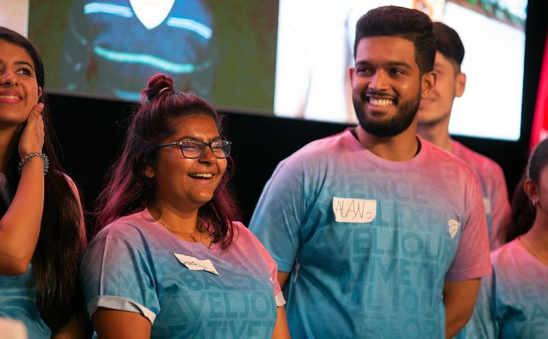 Volunteers at New International Student Orientation